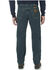 Image #2 - Wrangler Men's Medium Wash Regular Fit Work Jeans, Blue, hi-res