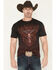 Image #1 - American Fighter Men's Garrison Short Sleeve Graphic T-Shirt, Black, hi-res