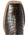 Ariat Men's Toffee Caiman Belly Western Boots - Wide Square Toe, Brown, hi-res