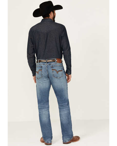 Image #3 - Wrangler 20X Men's Lakeway Medium Dark Wash Slim Straight Stretch Denim Jeans , Medium Wash, hi-res