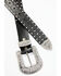 Image #2 - Shyanne Women's Triple Row Bling Belt, Black, hi-res