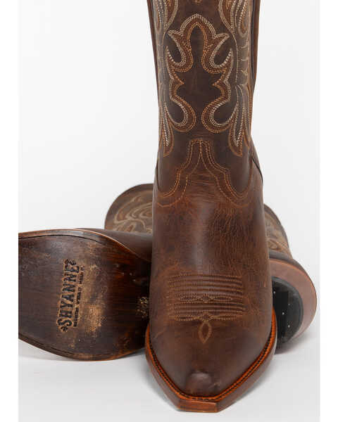 Image #11 - Shyanne Women's Loretta Western Boots - Snip Toe, Tan, hi-res