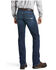 Image #2 - Ariat Men's FR M7 Kelby Duralight Shoreway Stackable Straight Work Jeans, Blue, hi-res