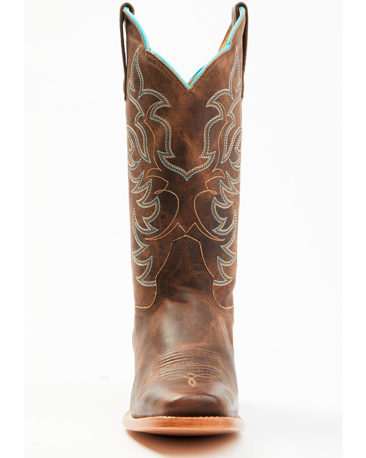 Image #4 - Shyanne Women's Cassidy Combo Western Boots - Square Toe, Brown, hi-res