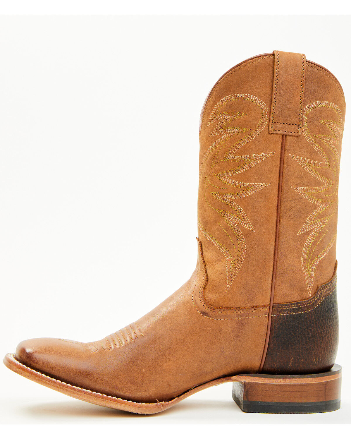Image #3 - Cody James Men's McBride Roughout Western Boots - Broad Square Toe, Tan, hi-res