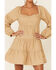 Image #3 - HYFVE Women's Khaki Tiered Mini Dress, , hi-res