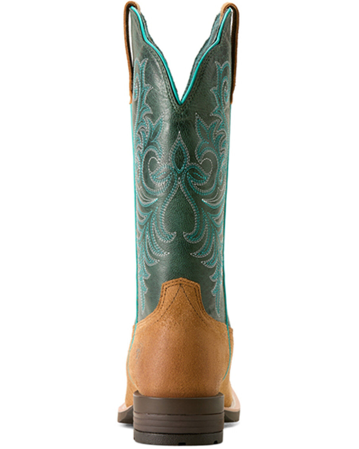 Image #3 - Ariat Women's Hybrid Ranch Time Roughout Performance Western Boots - Broad Square Toe, Brown, hi-res