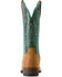 Image #3 - Ariat Women's Hybrid Ranch Time Roughout Performance Western Boots - Broad Square Toe, Brown, hi-res
