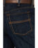 Image #4 - Cinch Men's Black Label 2.0 Dark Rinse Loose Tapered Performance Stretch Denim Jeans, Dark Wash, hi-res