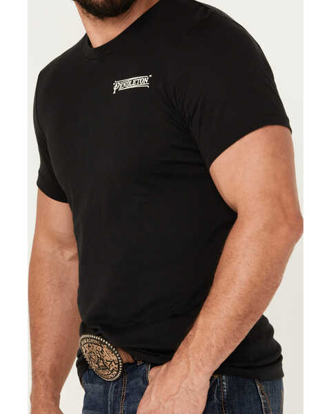 Image #4 - Pendleton Men's Rancho Arroyo Longhorn Short Sleeve Graphic T-Shirt , Charcoal, hi-res