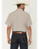 Image #4 - Gibson Trading Co Men's Sedona Tile Geo Print Short Sleeve Snap Western Shirt - Big, Brown, hi-res