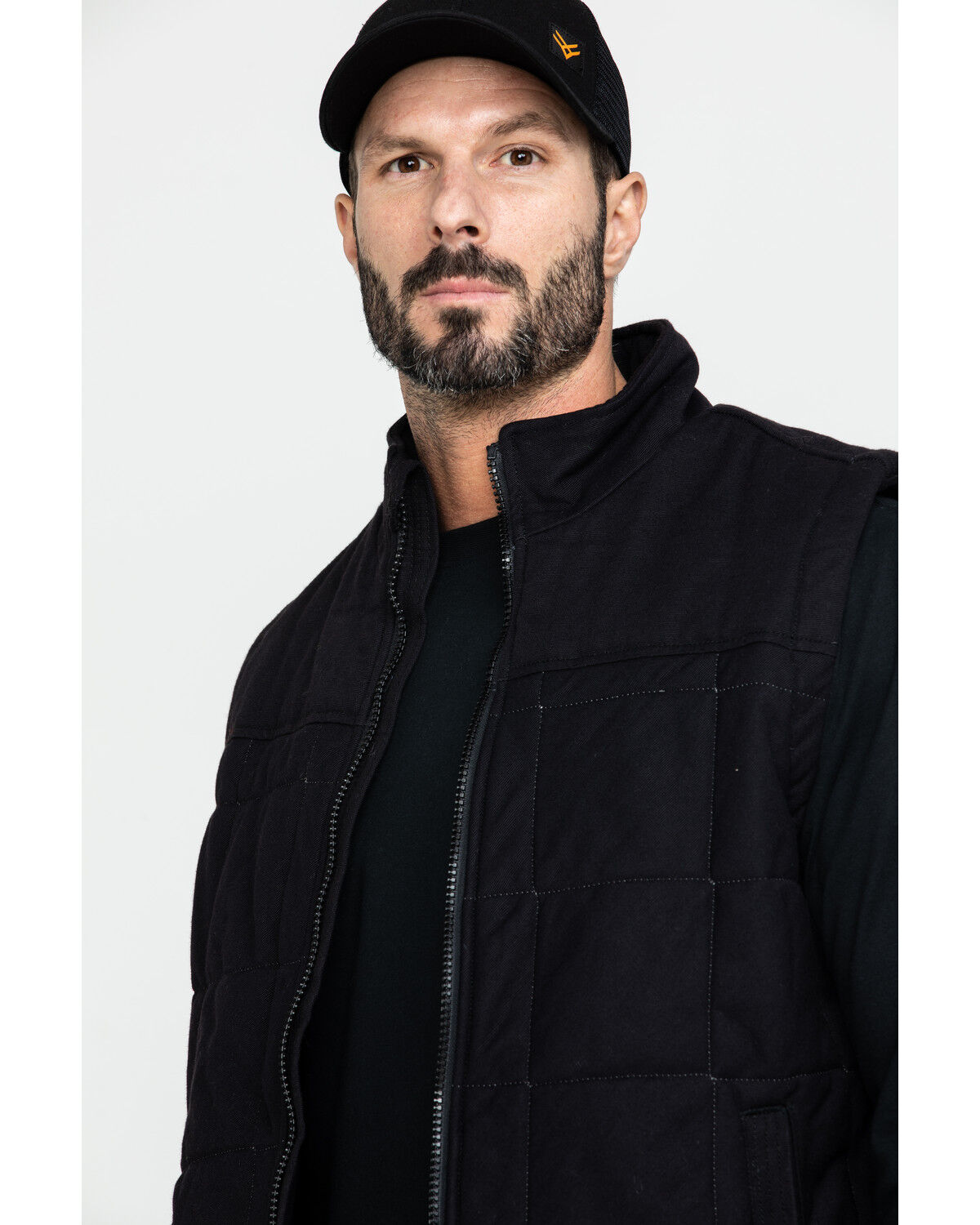 Image #5 - Ariat Men's FR Crius Insulated Work Vest, Black, hi-res