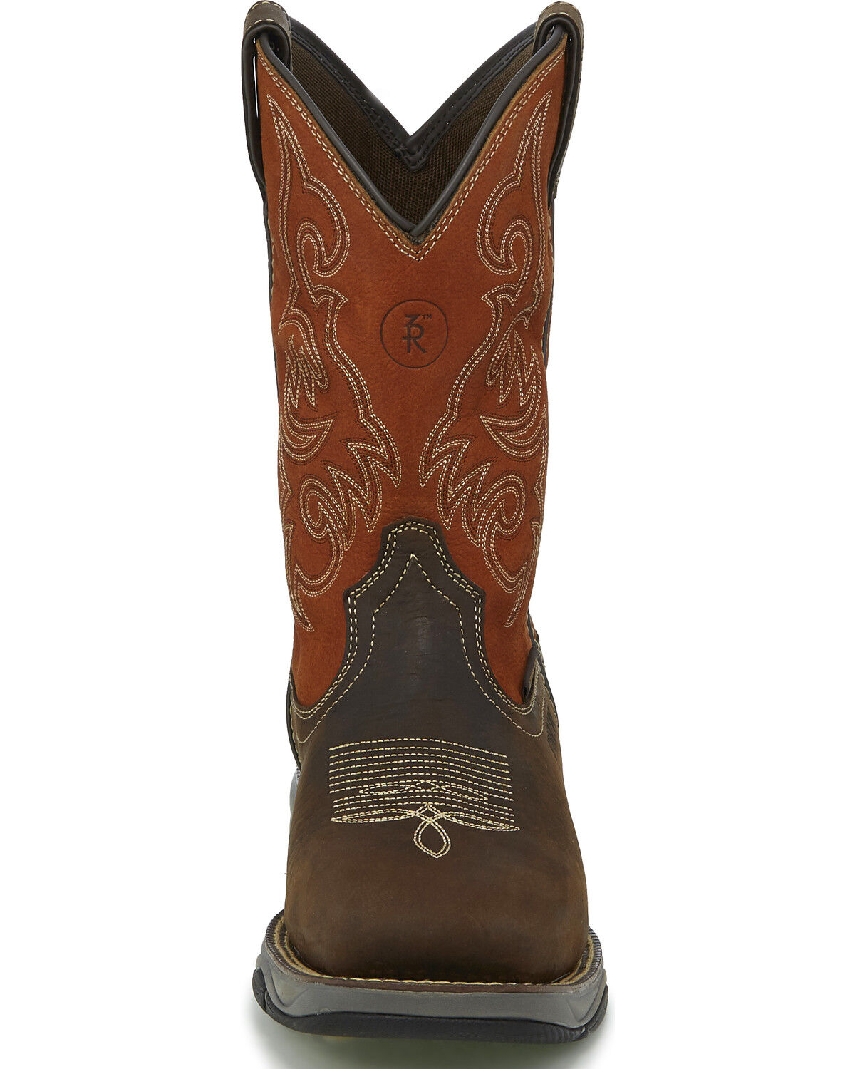 Image #3 - Tony Lama Men's Junction Waterproof Work Boots - Steel Toe, Brown, hi-res