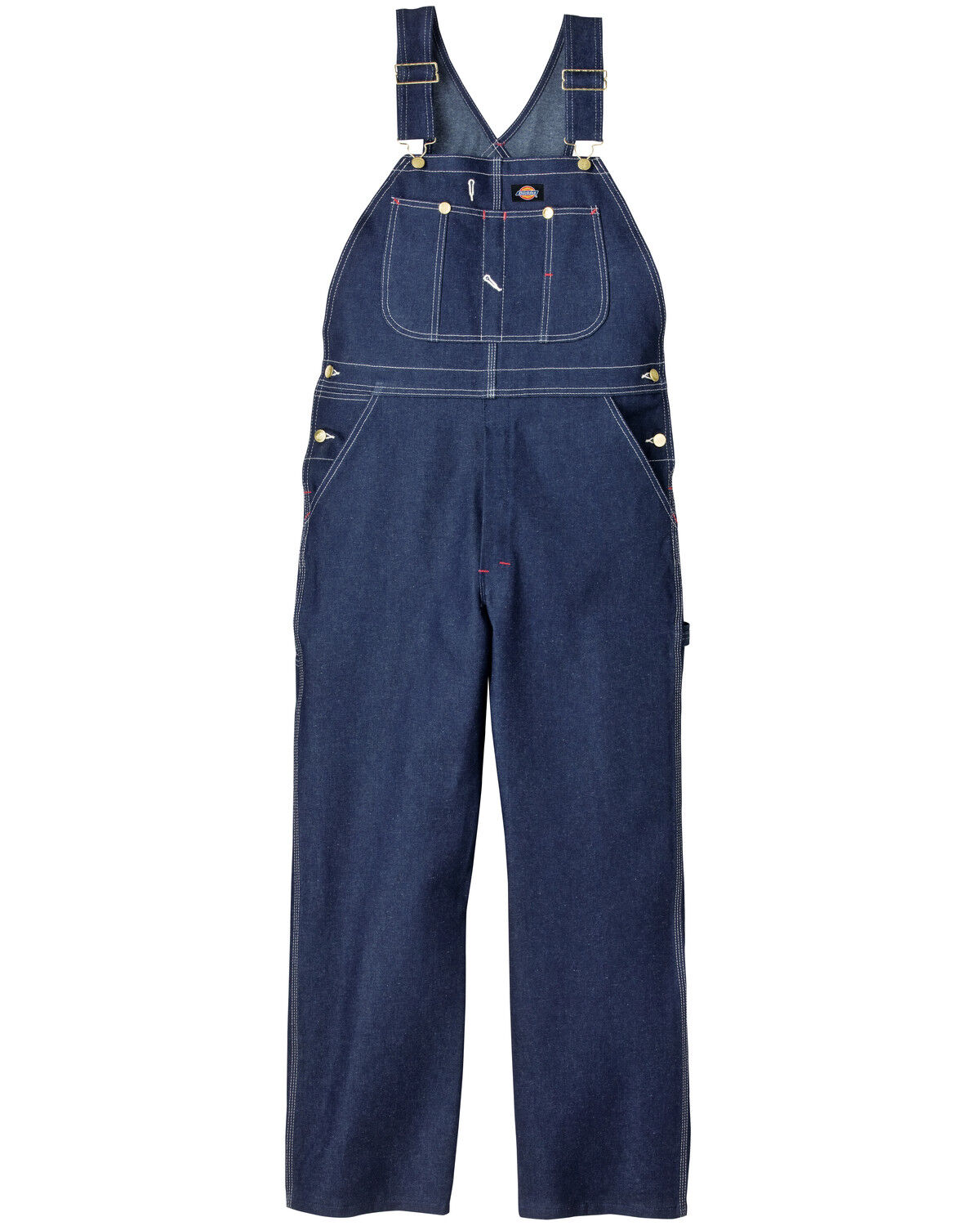 Image #2 - Dickies Men's Denim Bib Overalls - Big & Tall, Indigo, hi-res