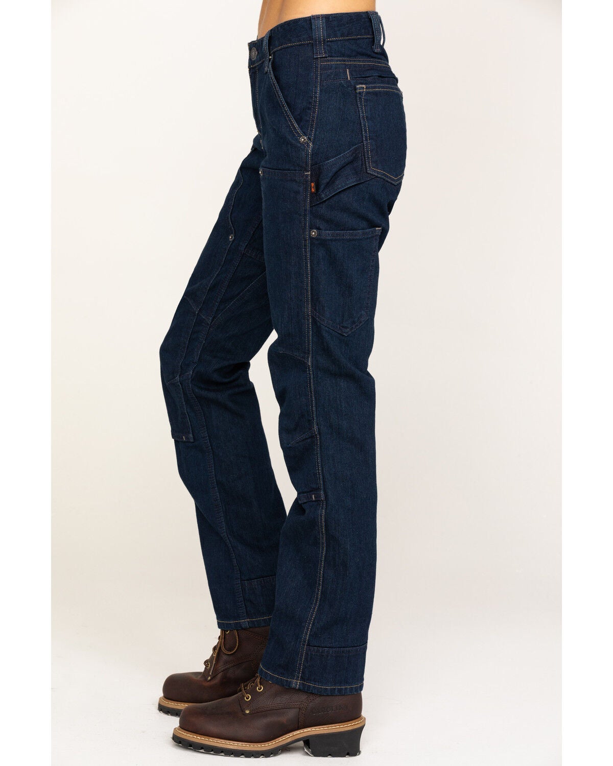 indigo straight jeans