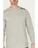 Image #4 - Ariat Men's FR Work Hard Live Free Short Sleeve Pocket Work Shirt, Dark Grey, hi-res