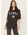 Image #2 - Z Supply x Diamond Cross Ranch Women's Howdy Not My First Rodeo Short Sleeve Graphic Tee, Black, hi-res