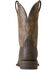 Image #3 - Ariat Men's Steadfast Elephant Print Western Performance Boots - Broad Square Toe, Brown, hi-res
