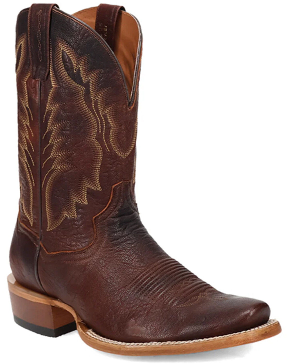 Image #1 - Dan Post Men's Boerne Western Boots - Square Toe, Cognac, hi-res