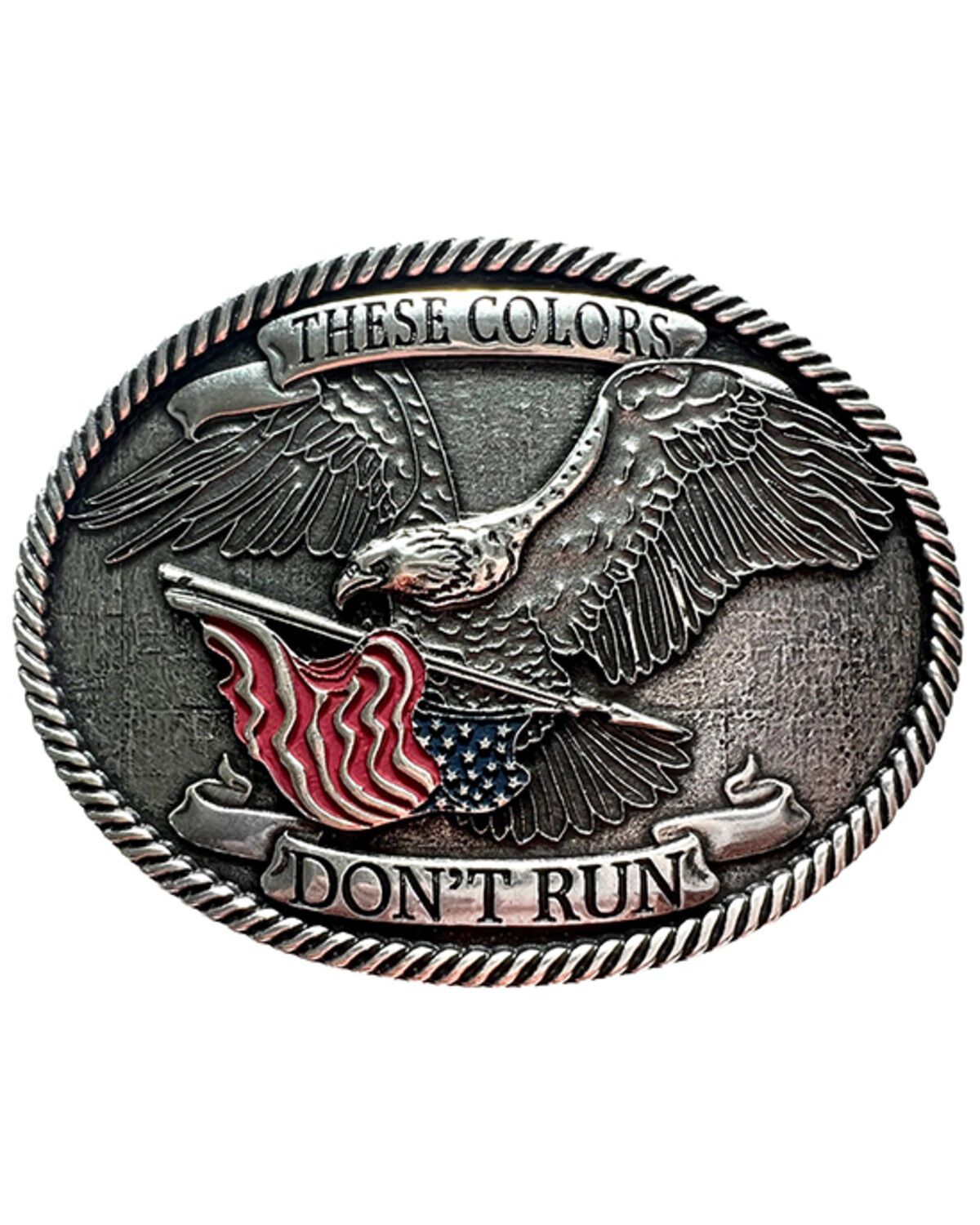 Image #1 - Cody James Men's These Colors Don't Run Buckle, Multi, hi-res