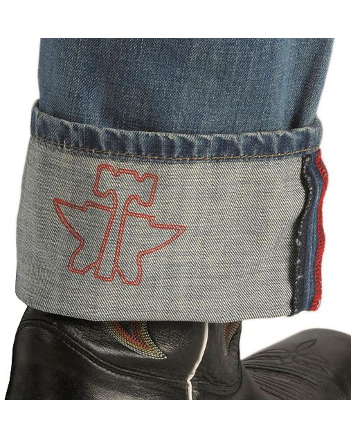 Image #2 - Tin Haul Regular Joe Heavy Distressed Jeans, Blue, hi-res