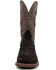 Image #4 - El Dorado Men's Hippo Chocolate Exotic Western Boot - Broad Square Toe, Chocolate, hi-res
