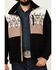 Image #3 - Hooey Men's Southwestern Print Tech Fleece Jacket, Black, hi-res
