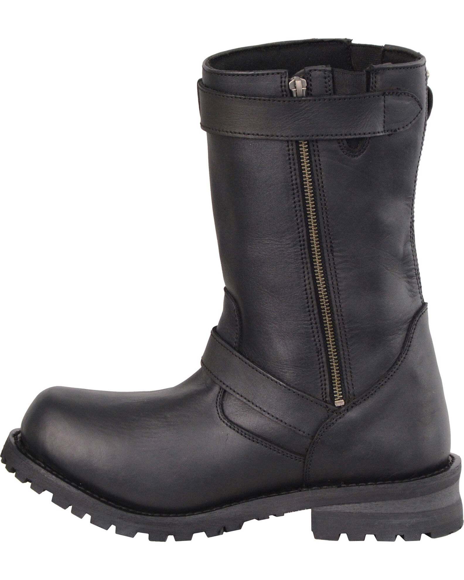 Milwaukee Leather Men s 11 Classic Engineer Boots Round Toe Sheplers