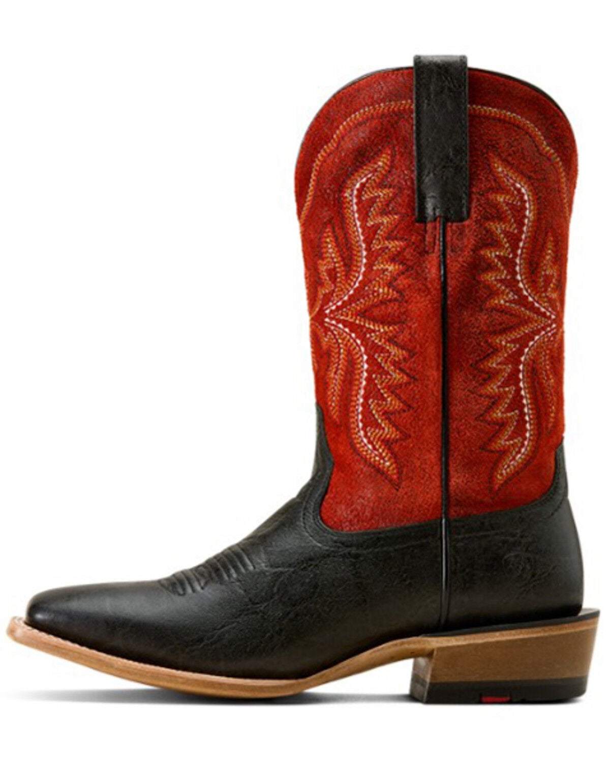 Image #3 - Ariat Men's Preston Western Boots - Broad Square Toe, Black, hi-res