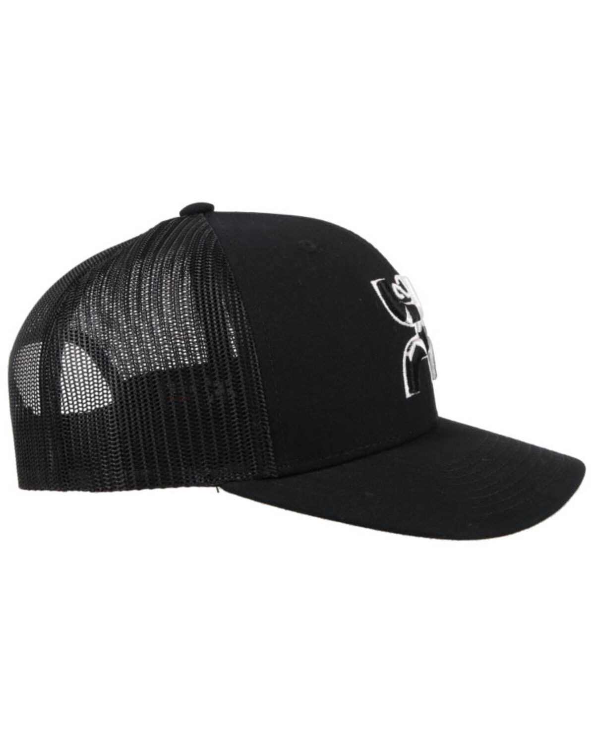 Image #5 - Hooey Men's Texican Logo Trucker Cap, Black, hi-res