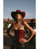 Image #1 - Boot Barn X Understated Leather Women's Louise Leather Bustier, Red, hi-res