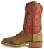 Double H Men's ICE Saddle Vamp Work Roper Boots - Square Toe, Golden Tan, hi-res