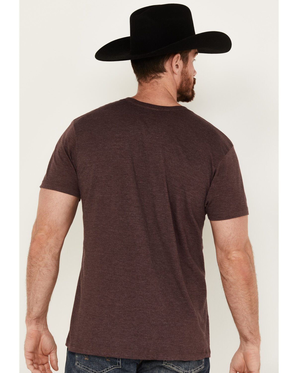 Image #4 - Cody James Men's Powered By Whiskey Short Sleeve Graphic T-Shirt, Burgundy, hi-res