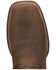 Image #6 - Justin Men's Frontier Western Boots - Broad Square Toe, Brown, hi-res