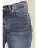 Image #4 - 7 For All Mankind Women's Gale Medium Wash Mid Rise Metallic Pocket 32" Bootcut Stretch Denim Jeans, Medium Wash, hi-res