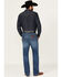 Image #3 - Wrangler Retro Men's Blaze Medium Wash Slim Bootcut Stretch Denim Jeans - Long, Medium Wash, hi-res