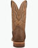 Image #5 - Dan Post Men's Exotic Salmon Western Boots - Broad Square Toe, Brown, hi-res