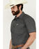 Image #2 - Cowboy Hardware Men's Geo Floral Print Short Sleeve Button-Down Western Shirt, Black, hi-res