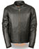 Image #1 - Milwaukee Leather Men's Classic Scooter Jacket, Black, hi-res