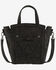 Image #2 - Wrangler Women's Cowhide Embossed Crossbody Tote Bag, Black, hi-res