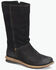 Image #1 - Born Women's Salee Mid Calf Boots - Round Toe, Black, hi-res