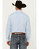 Image #4 - Wrangler Men's Geo Print Long Sleeve Button-Down Western Shirt, Blue, hi-res