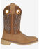 Image #2 - Smoky Mountain Little Boys' Owen Western Boots - Broad Square Toe, Brown, hi-res