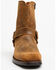Image #4 - Frye Women's Jeremy Harness Inside Zip Ankle Boots - Square Toe, Chocolate, hi-res