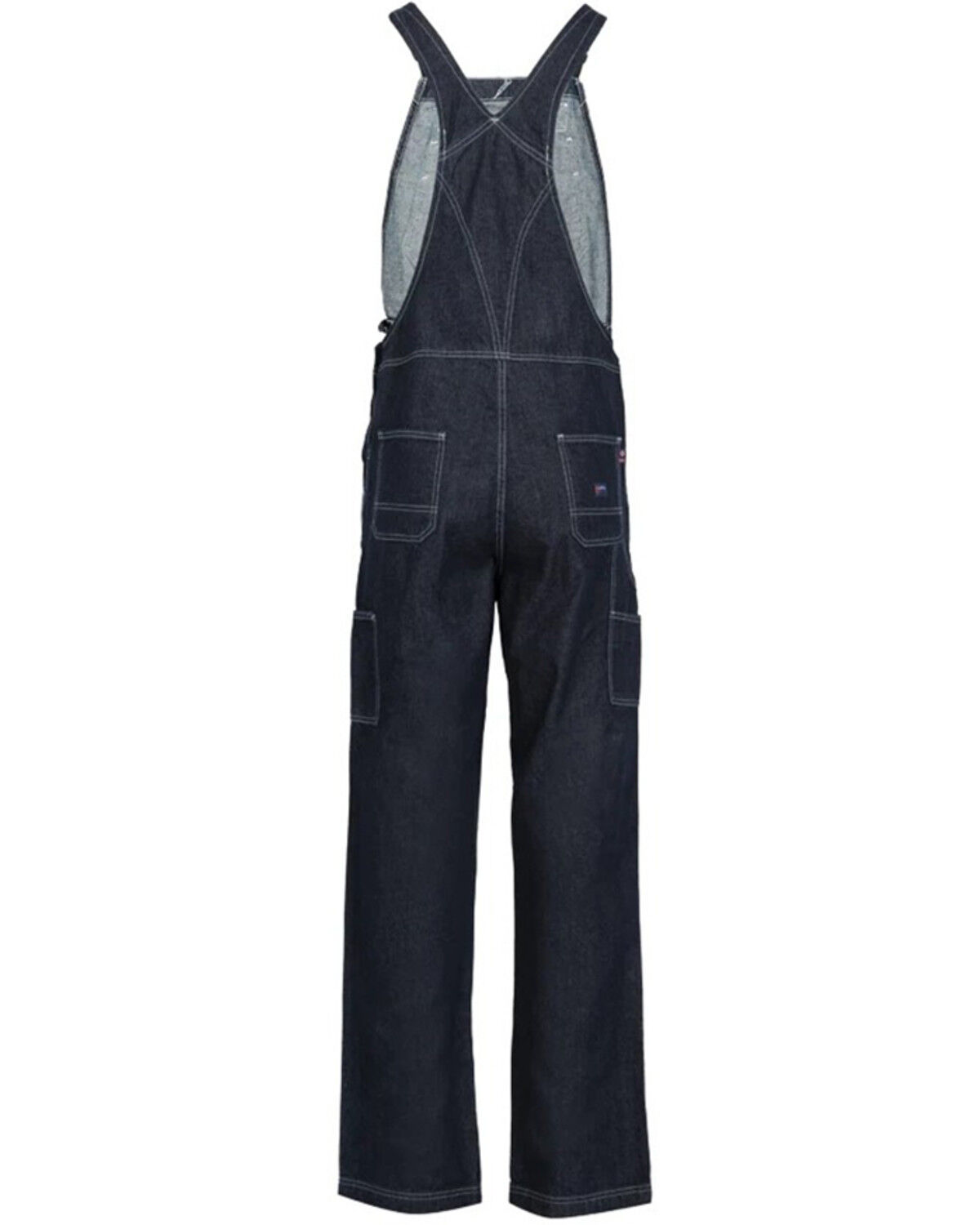 Image #2 - Lapco Men's FR Denim Bib Overalls - Tall, Blue, hi-res