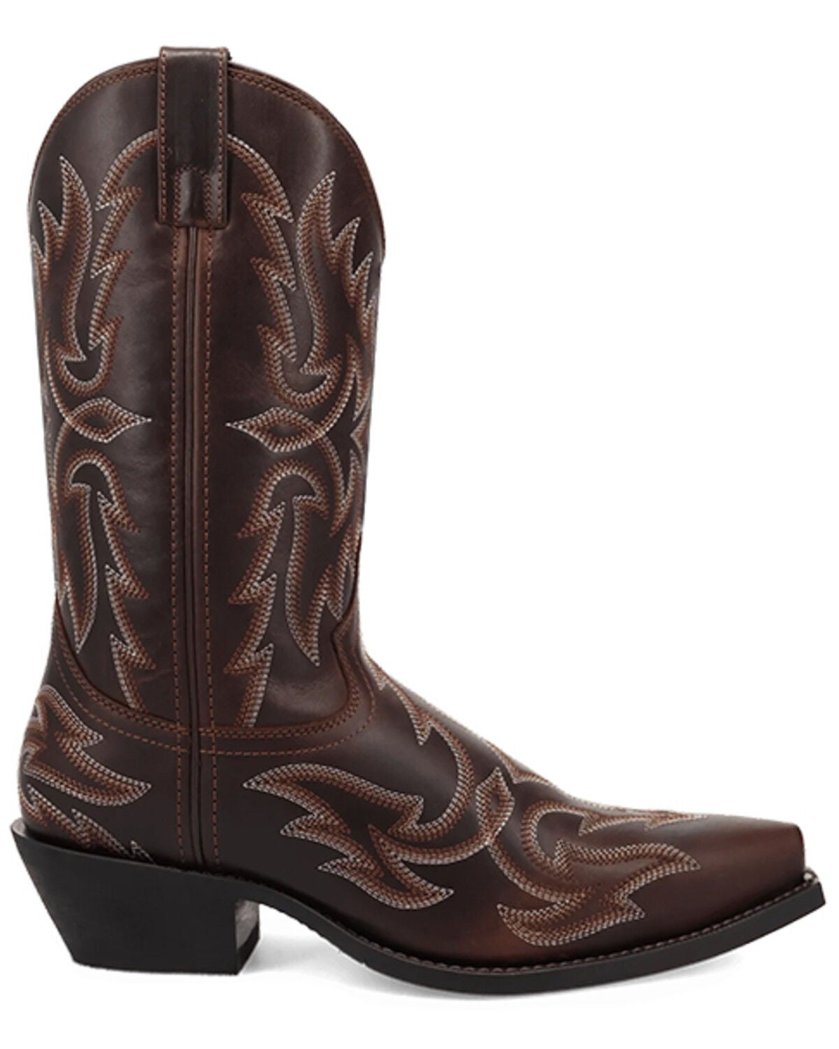 Image #2 - Laredo Men's Whitaker Performance Western Boots - Snip Toe, Brown, hi-res