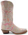Image #2 - Ferrini Women's Belle Western Boots - Snip Toe , White, hi-res