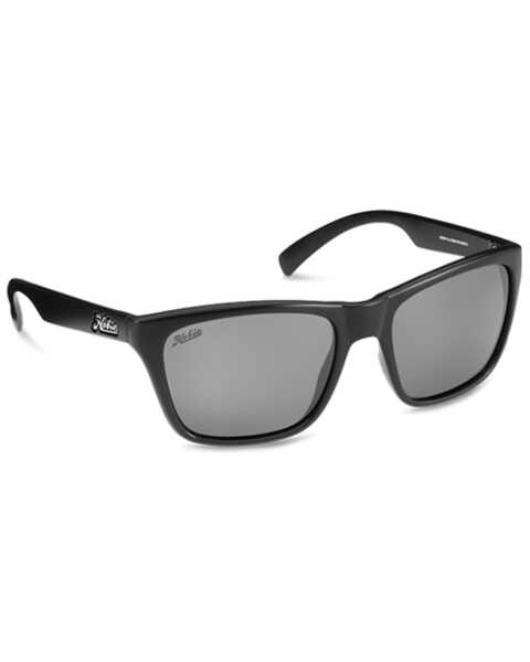 Image #1 - Hobie Woody Satin Black & Gray PC Polarized Sunglasses , Black, hi-res