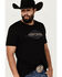 Image #2 - Cody James Men's Barra Logo Short Sleeves Graphic T-Shirt, Black, hi-res