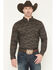 Image #1 - Cody James Men's Cumberland Paisley Print Long Sleeve Button-Down Stretch Western Shirt, Black, hi-res